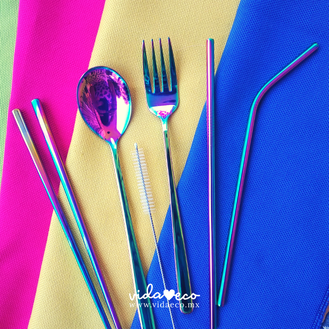 Kit de Cubiertos Zero Waste Sirena