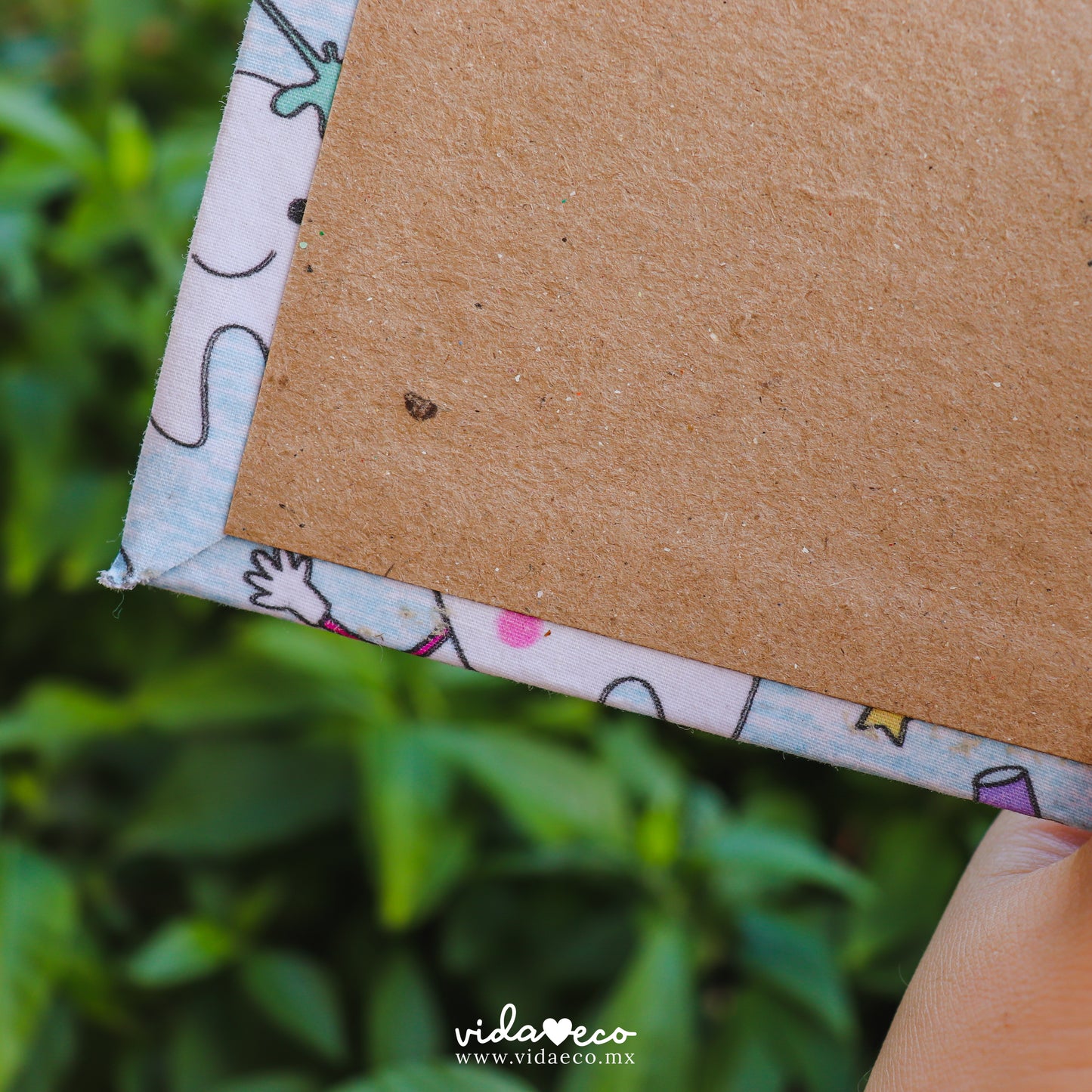 EcoLibreta Cuadrada Jardín Rosa