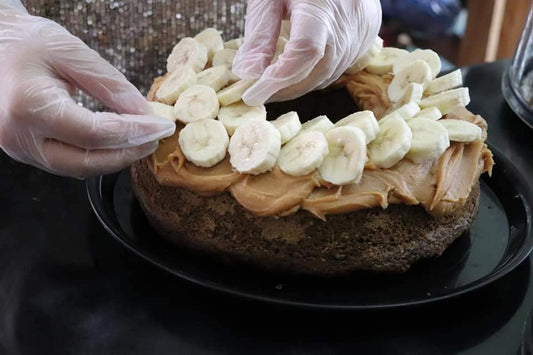 Rosca Vegana de Plátano y Peanut Butter